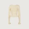 Ruffle Hem Sweater (Cream)(Ruffle Hem Sweater Cream) 2 Ruffle Hem Sweater (Cream)(Ruffle Hem Sweater Cream) -SAME FAHION STORE 02.14.25 061 2