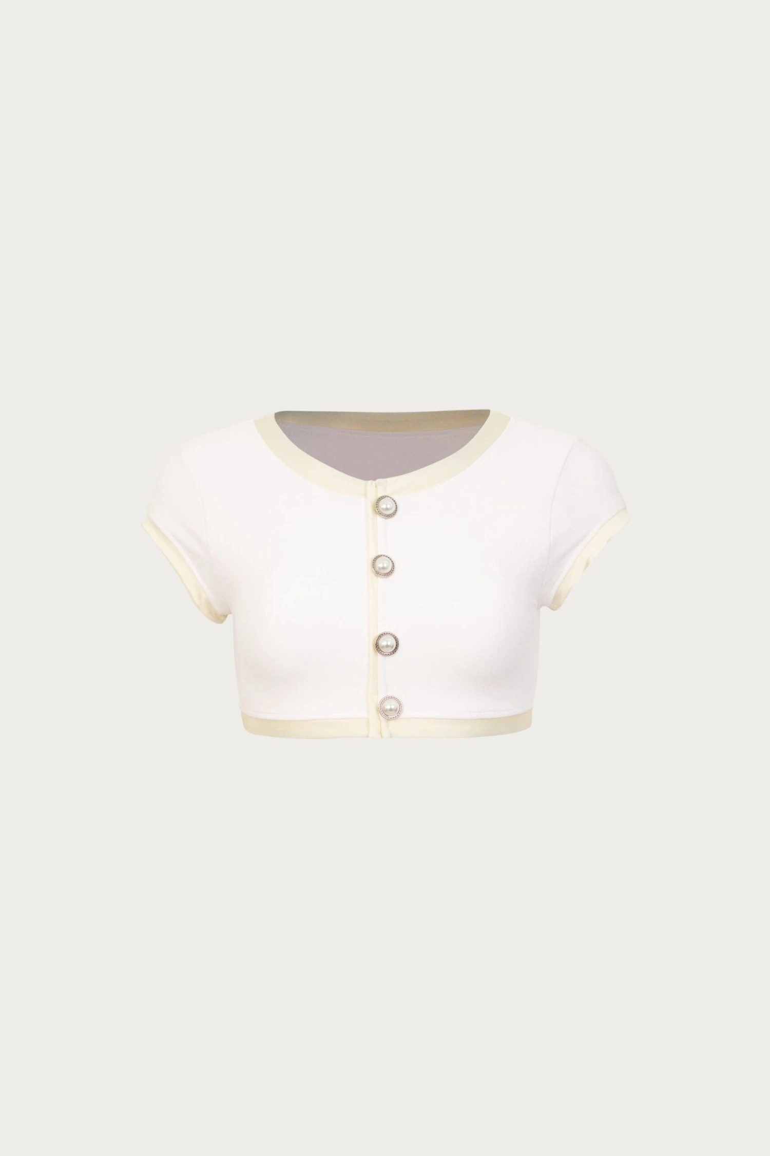 The Grace Top (Faux Suede White/Cream)(The Grace Top Faux Suede White Cream) 3 The Grace Top (Faux Suede White/Cream)(The Grace Top Faux Suede White Cream)