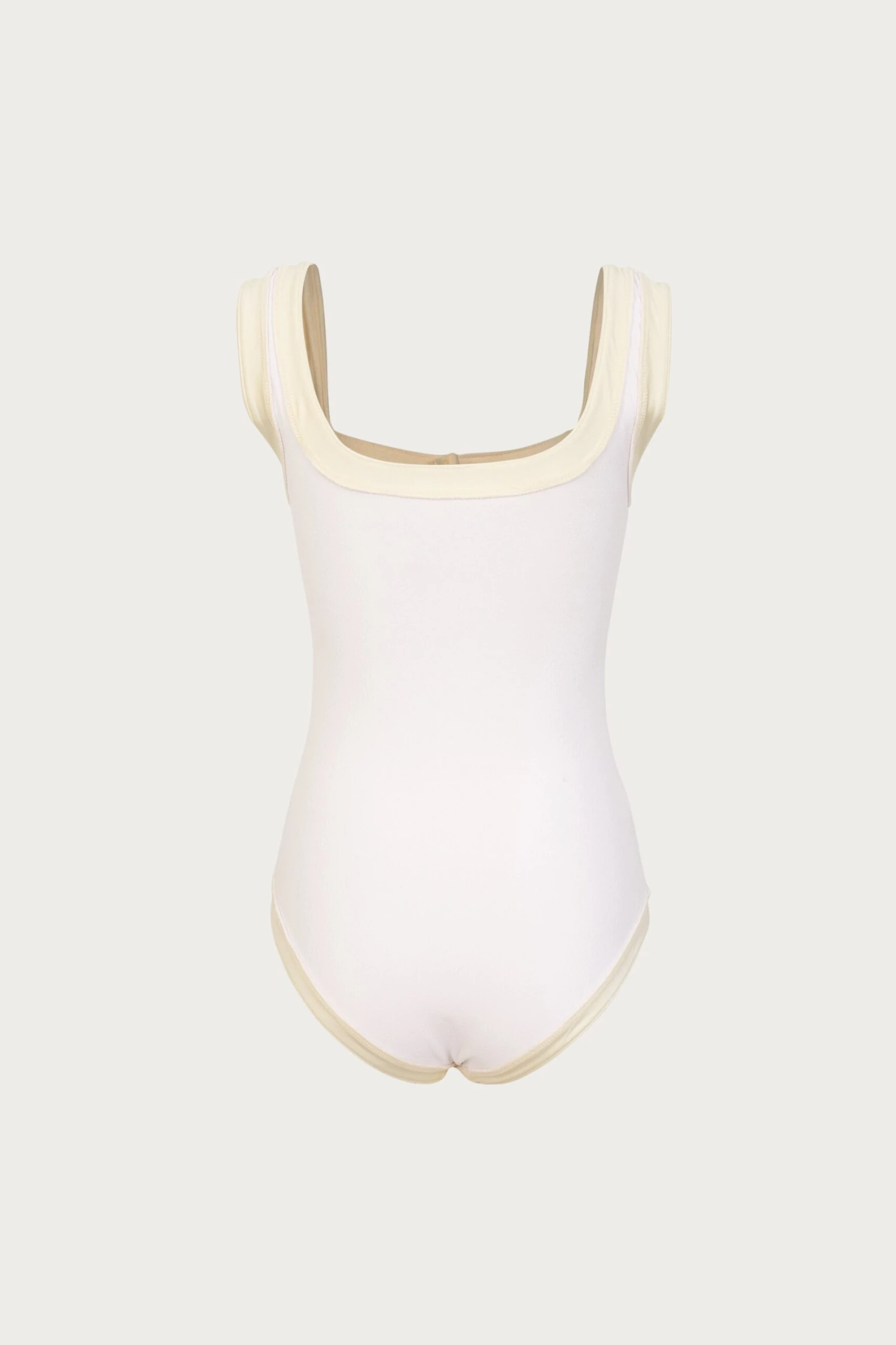 The Grace Tank One Piece (Faux Suede White/Cream)(The Grace Tank One Piece Faux Suede White Cream) 7 The Grace Tank One Piece (Faux Suede White/Cream)(The Grace Tank One Piece Faux Suede White Cream) - Image 5