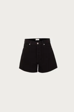 The Perfect Denim Shorts (Black)(The Perfect Denim Shorts Black)