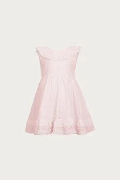 Eyelet Dress (baby Pink)(Eyelet Dress Blush Eyelet)