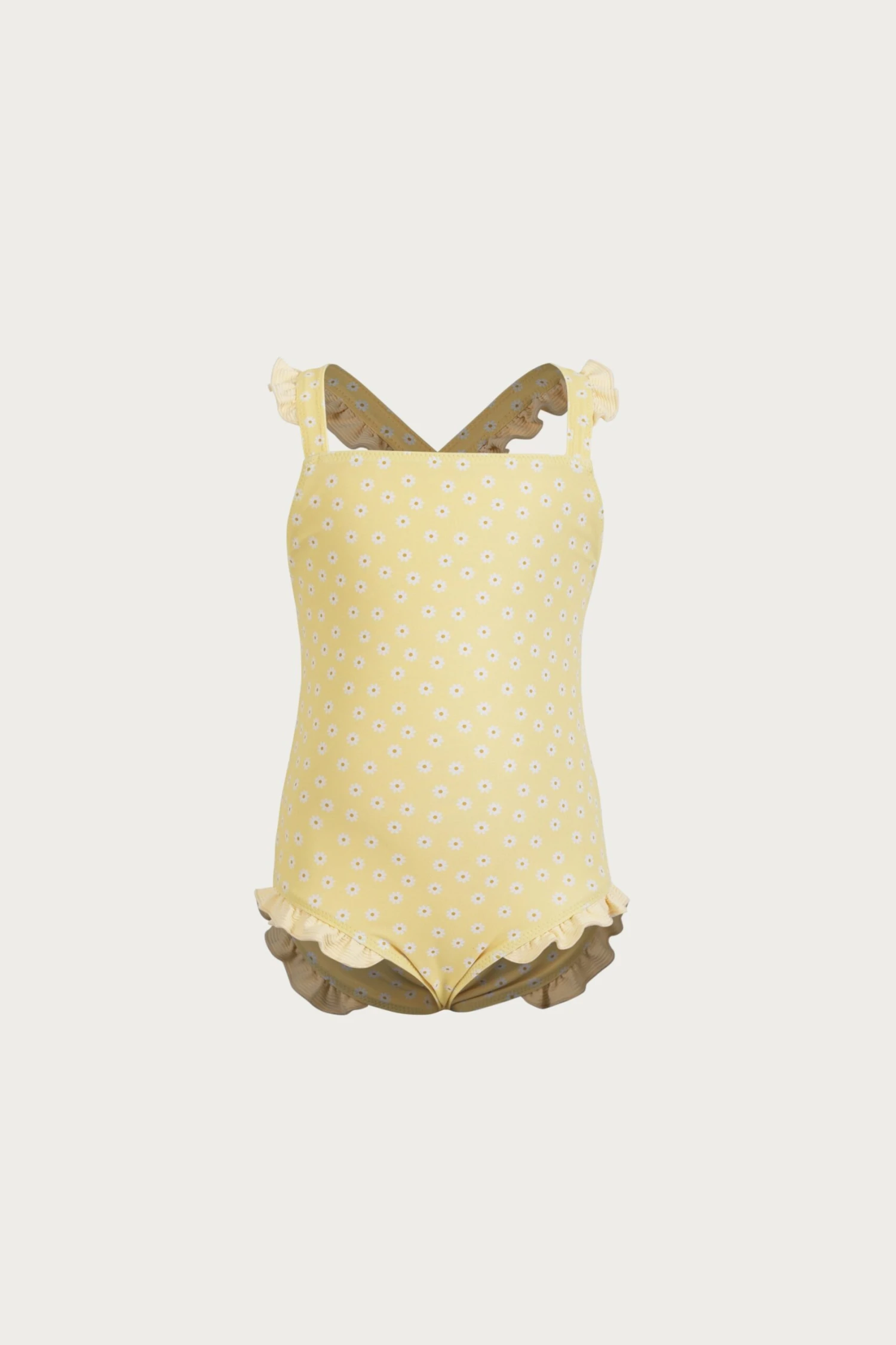 Ruffle One Piece (yellow Daisy)(Ruffle One Piece Yellow Daisy) 3 Ruffle One Piece (yellow Daisy)(Ruffle One Piece Yellow Daisy)