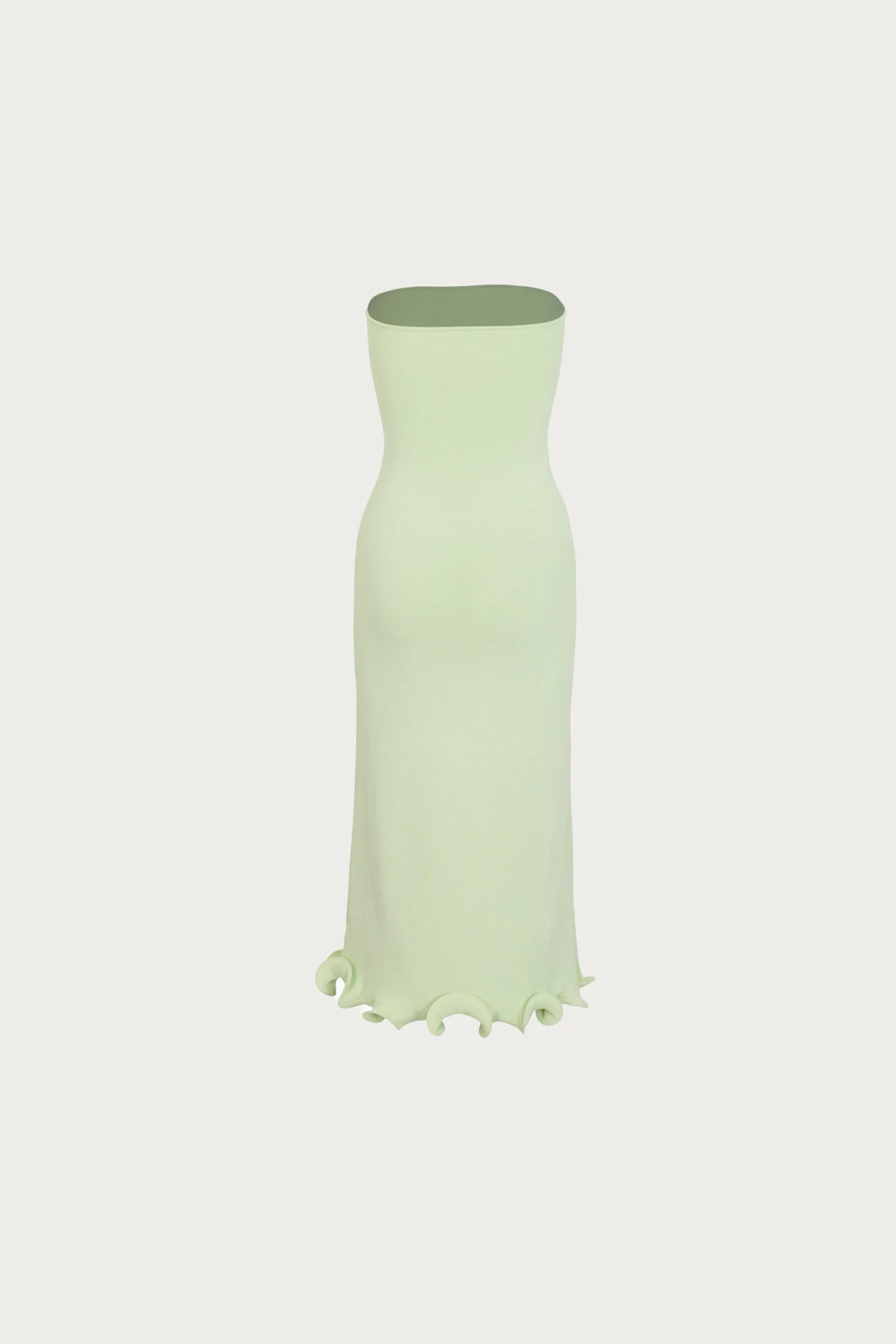 Ruffle Hem Strapless Dress (Mint)(Ruffle Hem Strapless Dress Mint) 6 Ruffle Hem Strapless Dress (Mint)(Ruffle Hem Strapless Dress Mint) - Image 4