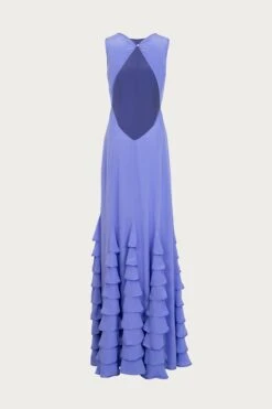 Tiered Chiffon Gown (Periwinkle)(Tiered Chiffon Gown Periwinkle) 15 Tiered Chiffon Gown (Periwinkle)(Tiered Chiffon Gown Periwinkle) -SAME FAHION STORE 072025 572