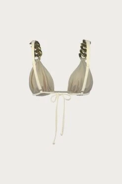 Gold Chain Triangle (Faux Suede Cream)(Blake Triangle Top Faux Suede Cream) 7 Gold Chain Triangle (Faux Suede Cream)(Blake Triangle Top Faux Suede Cream) -SAME FAHION STORE 1.1.2 7ae49839 baec 4655 b346 6cd623bd33e3