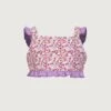 Ruffle Bandeau Top (mini Floral/purple)(Ruffle Bandeau Top Mini Floral Purple) -SAME FAHION STORE 24.03.17 8102 42