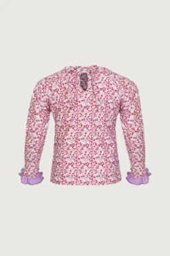 Ruffle Rashguard (mini Floral/purple)(Ruffle Rashguard Mini Floral Purple) -SAME FAHION STORE 24.03.17 8107 44