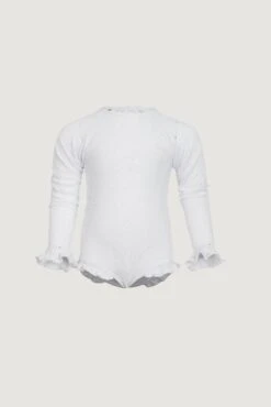 Ruffle Rashguard One Piece (white Eyelet)(Ruffle Rashguard One Piece White Eyelet)