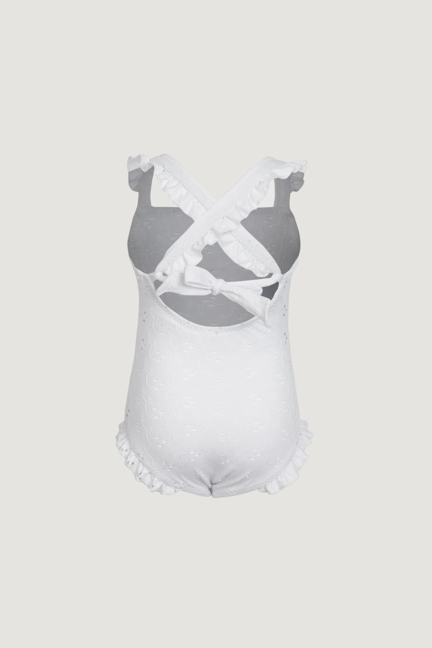 Ruffle One Piece (white Eyelet)(Ruffle One Piece White Eyelet) 5 Ruffle One Piece (white Eyelet)(Ruffle One Piece White Eyelet) - Image 3