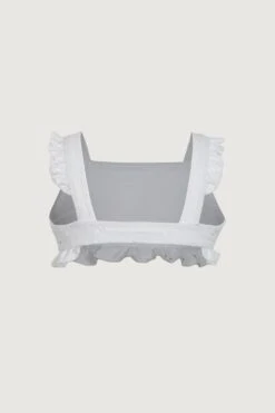 Ruffle Bandeau Top (white Eyelet)(Ruffle Bandeau Top White Eyelet) -SAME FAHION STORE 24.03.17 8165 69