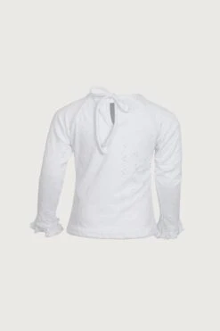 Ruffle Rashguard (white Eyelet)(Unisex Rashguard White Eyelet) -SAME FAHION STORE 24.03.17 8171 73