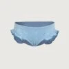Ruffle Brief Bottom (blue Eyelet)(Ruffle Brief Bottom Blue Eyelet) -SAME FAHION STORE 24.03.17 8197 93