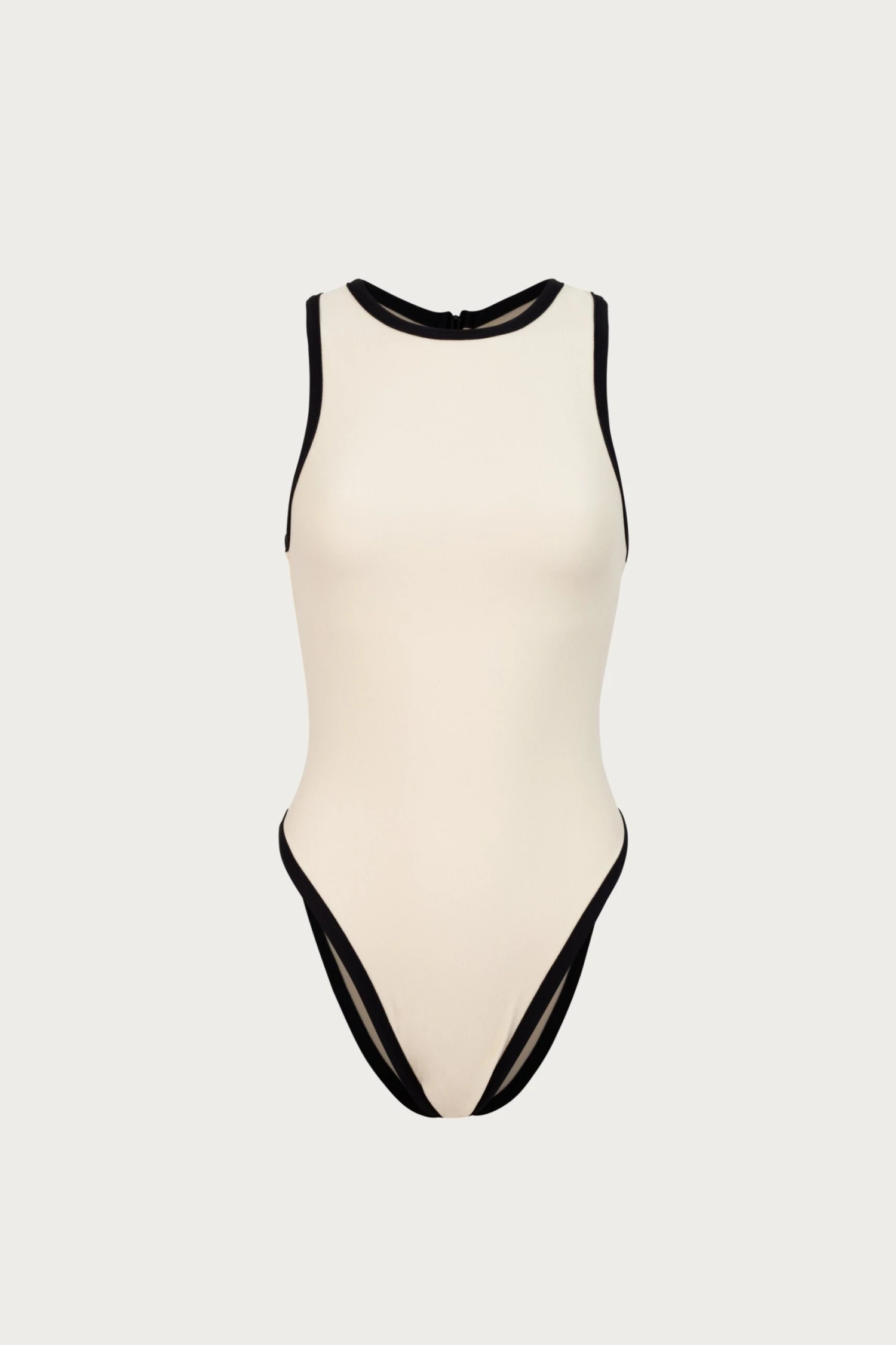Tank One Piece (Faux Suede Cream/Black)(Tank One Piece Faux Suede Cream Black) 3 Tank One Piece (Faux Suede Cream/Black)(Tank One Piece Faux Suede Cream Black)