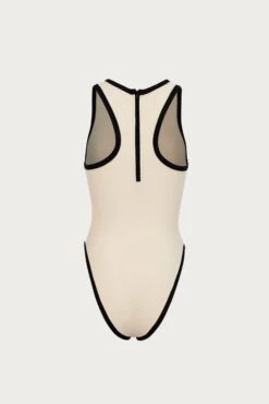 Tank One Piece (Faux Suede Cream/Black)(Tank One Piece Faux Suede Cream Black) 7 Tank One Piece (Faux Suede Cream/Black)(Tank One Piece Faux Suede Cream Black) -SAME FAHION STORE 24.05.12 8498 2