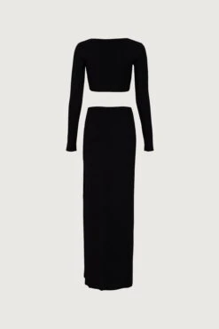 Long Sleeve Cut Out Maxi Dress (Black Lurex)(Long Sleeve Cut Out Maxi Black Lurex) 13 Long Sleeve Cut Out Maxi Dress (Black Lurex)(Long Sleeve Cut Out Maxi Black Lurex) -SAME FAHION STORE 24.06.16 8739 12