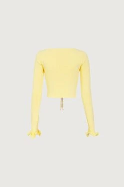 Ruffle Hem Top (Butter Yellow)(Ruffle Hem Top Butter Yellow) 11 Ruffle Hem Top (Butter Yellow)(Ruffle Hem Top Butter Yellow) -SAME FAHION STORE 24.06.16 8776 26copy