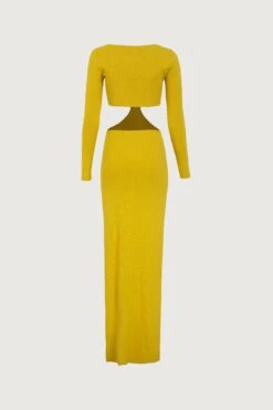 Long Sleeve Cut Out Maxi Dress (Chartreuse)(Long Sleeve Cut Out Maxi Dress Chartreuse) 13 Long Sleeve Cut Out Maxi Dress (Chartreuse)(Long Sleeve Cut Out Maxi Dress Chartreuse) -SAME FAHION STORE 24.06.16 8779 27 2daf2537 ce3c 4126 9f77 da4e472050ea
