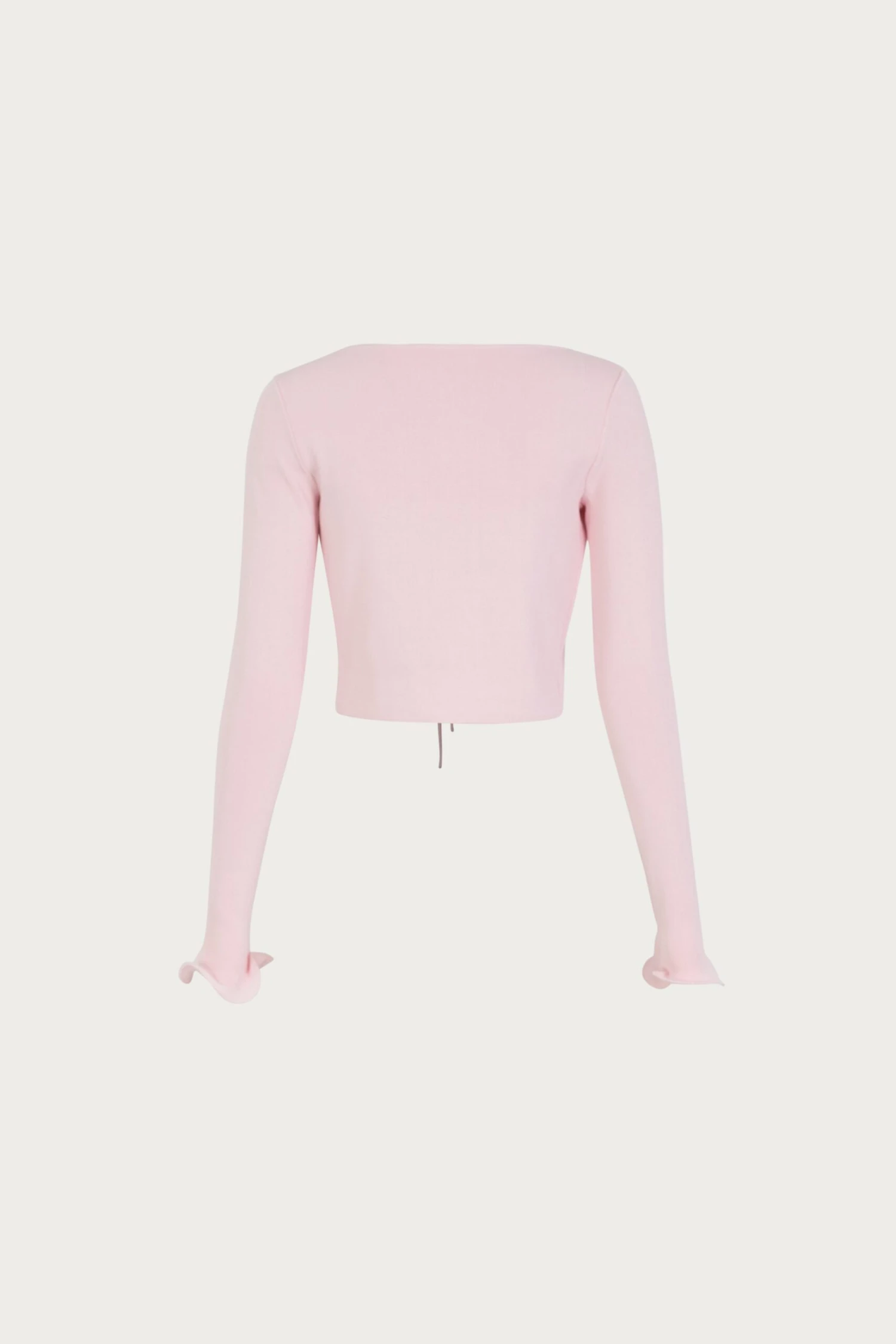 Ruffle Hem Top (Pale Pink)(Ruffle Hem Top Pale Pink) 9 Ruffle Hem Top (Pale Pink)(Ruffle Hem Top Pale Pink) - Image 7