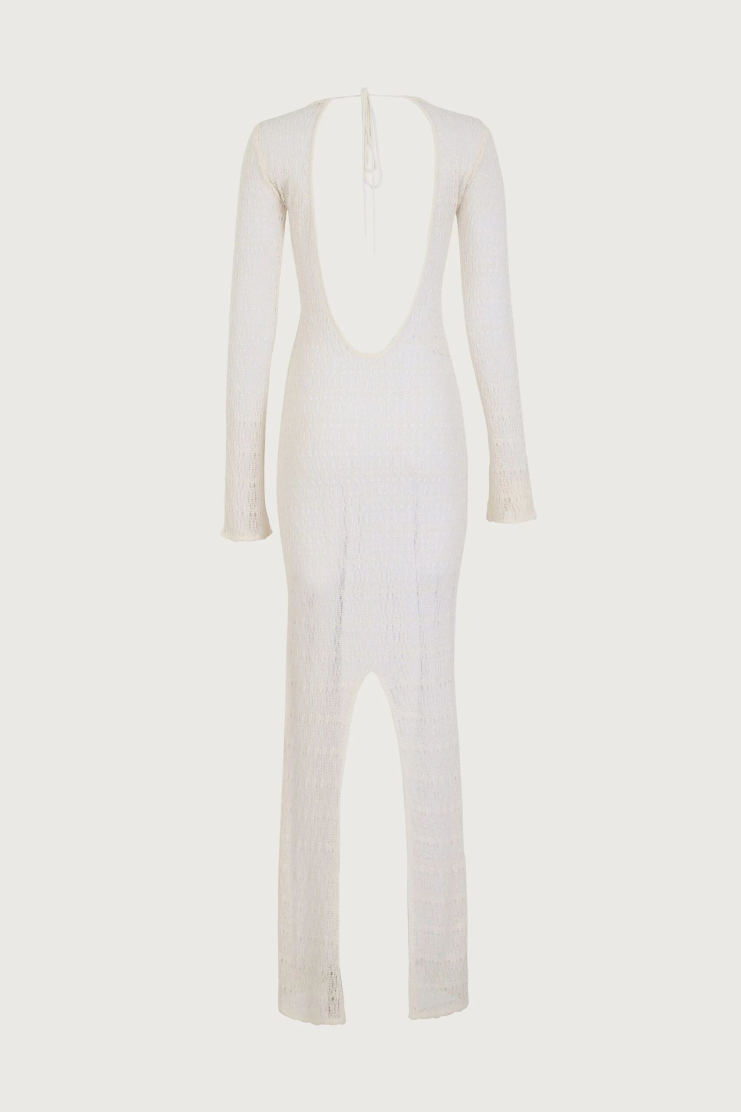 Keyhole Crochet Dress (Cream/Black)(Keyhole Crochet Dress Cream Black) 8 Keyhole Crochet Dress (Cream/Black)(Keyhole Crochet Dress Cream Black) - Image 6