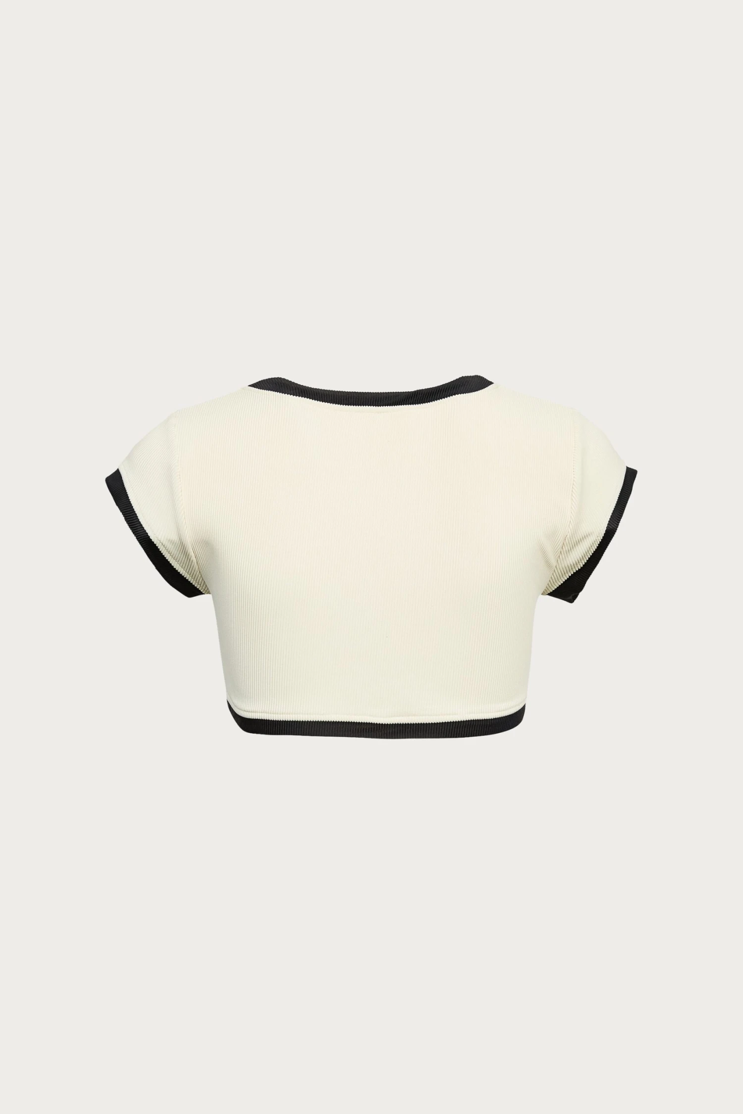 The Grace Top (Ribbed Cream/Black)(The Grace Top Ribbed Cream Black) 7 The Grace Top (Ribbed Cream/Black)(The Grace Top Ribbed Cream Black) - Image 5
