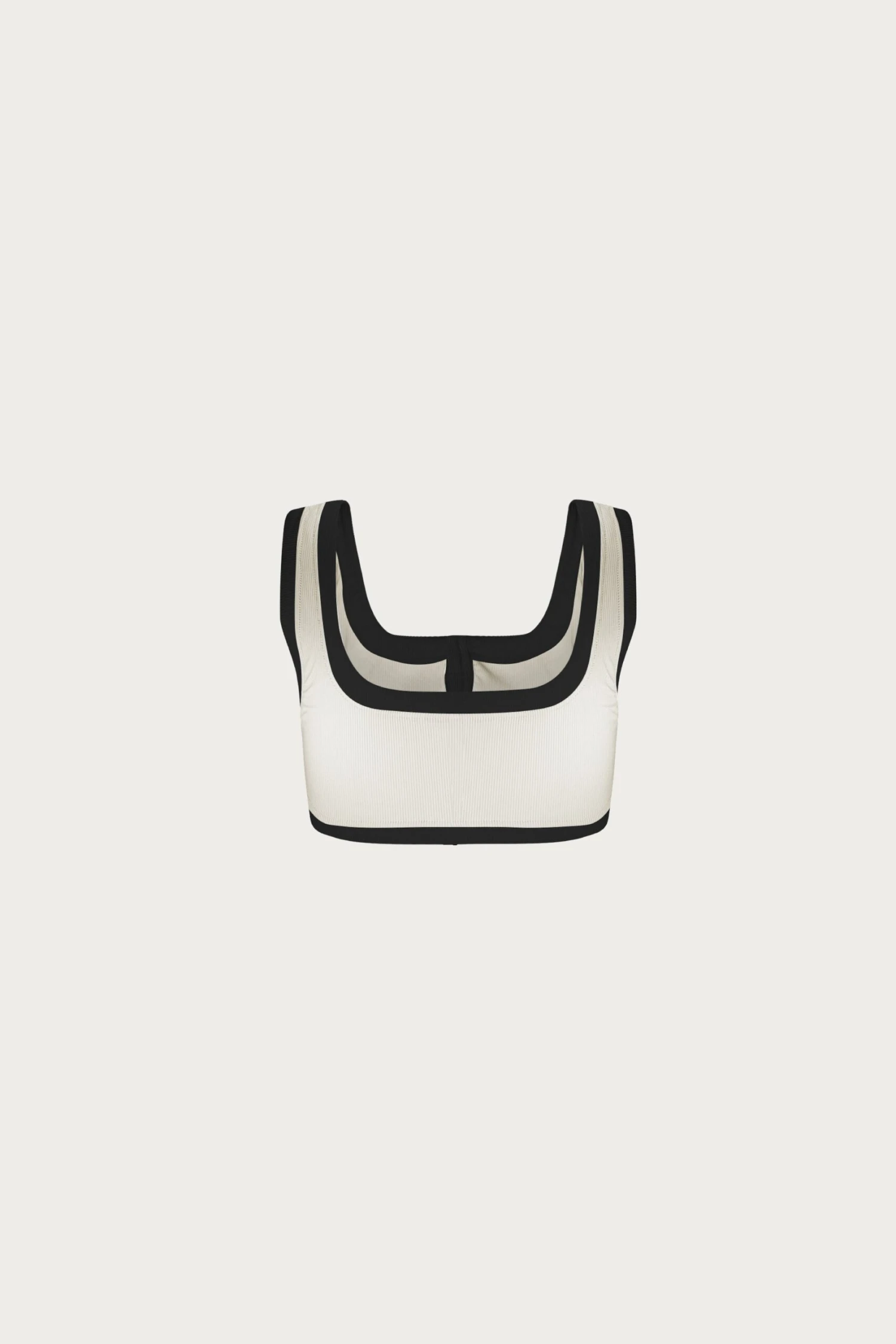 The Grace Tank (Ribbed Cream/Black)(The Grace Tank Ribbed Cream Black) 8 The Grace Tank (Ribbed Cream/Black)(The Grace Tank Ribbed Cream Black) - Image 6