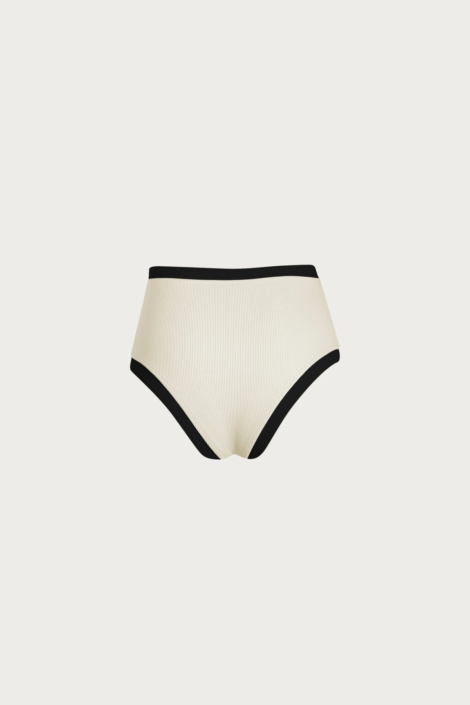 The Grace High Rise (Ribbed Cream/Black)(The Grace Vintage High Rise Ribbed Cream Black) 8 The Grace High Rise (Ribbed Cream/Black)(The Grace Vintage High Rise Ribbed Cream Black) - Image 6