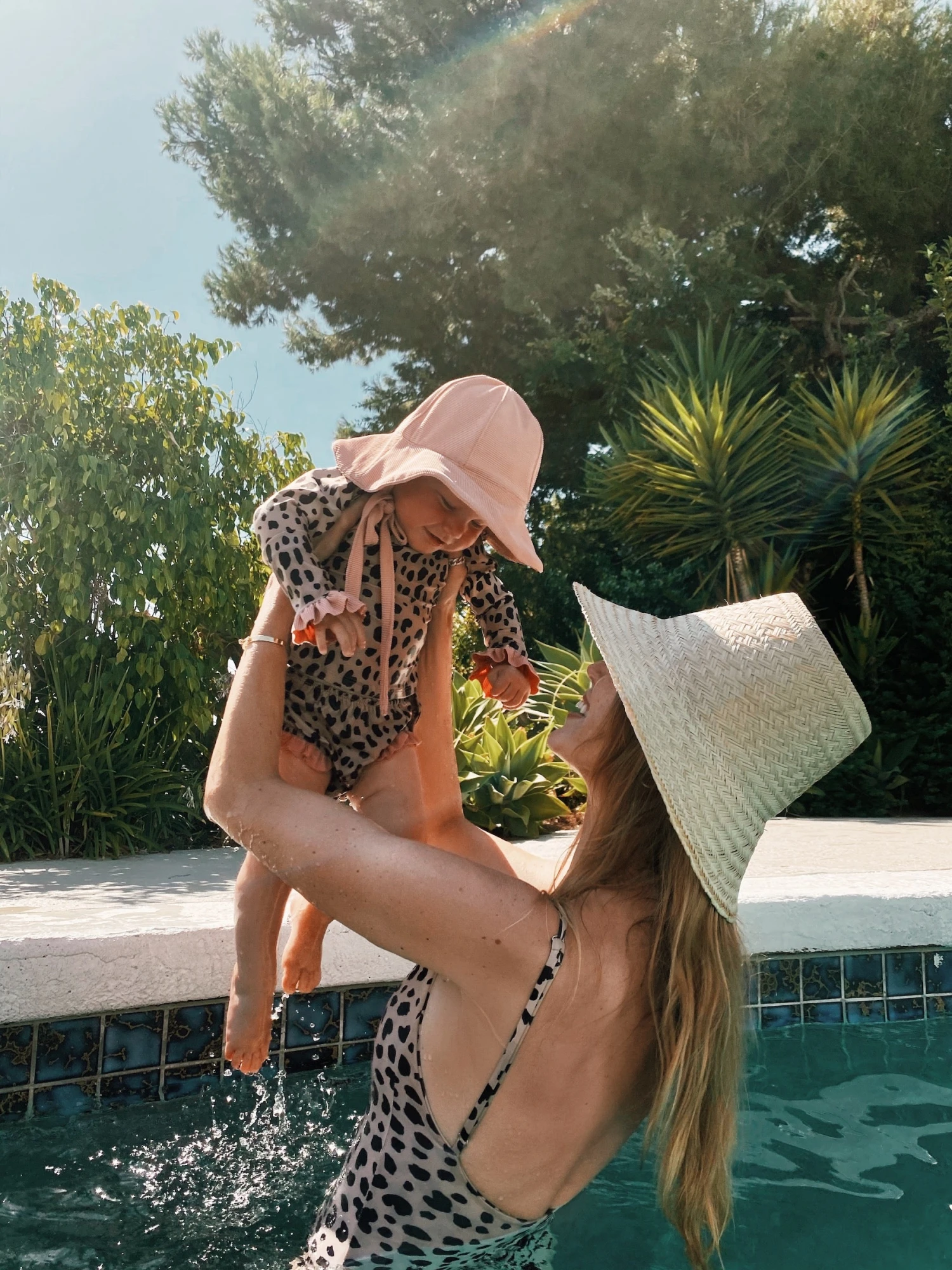 Ruffle Rashguard (leopard/ribbed Blush)(Ruffle Rashguard Leopard Ribbed Blush) 4 Ruffle Rashguard (leopard/ribbed Blush)(Ruffle Rashguard Leopard Ribbed Blush) - Image 2