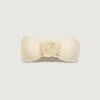 Rosette Bandeau Top (Faux Suede Cream/Cream)(Rosette Bandeau Top Faux Suede Cream Cream) 1 Rosette Bandeau Top (Faux Suede Cream/Cream)(Rosette Bandeau Top Faux Suede Cream Cream) -SAME FAHION STORE IMG 1492 41