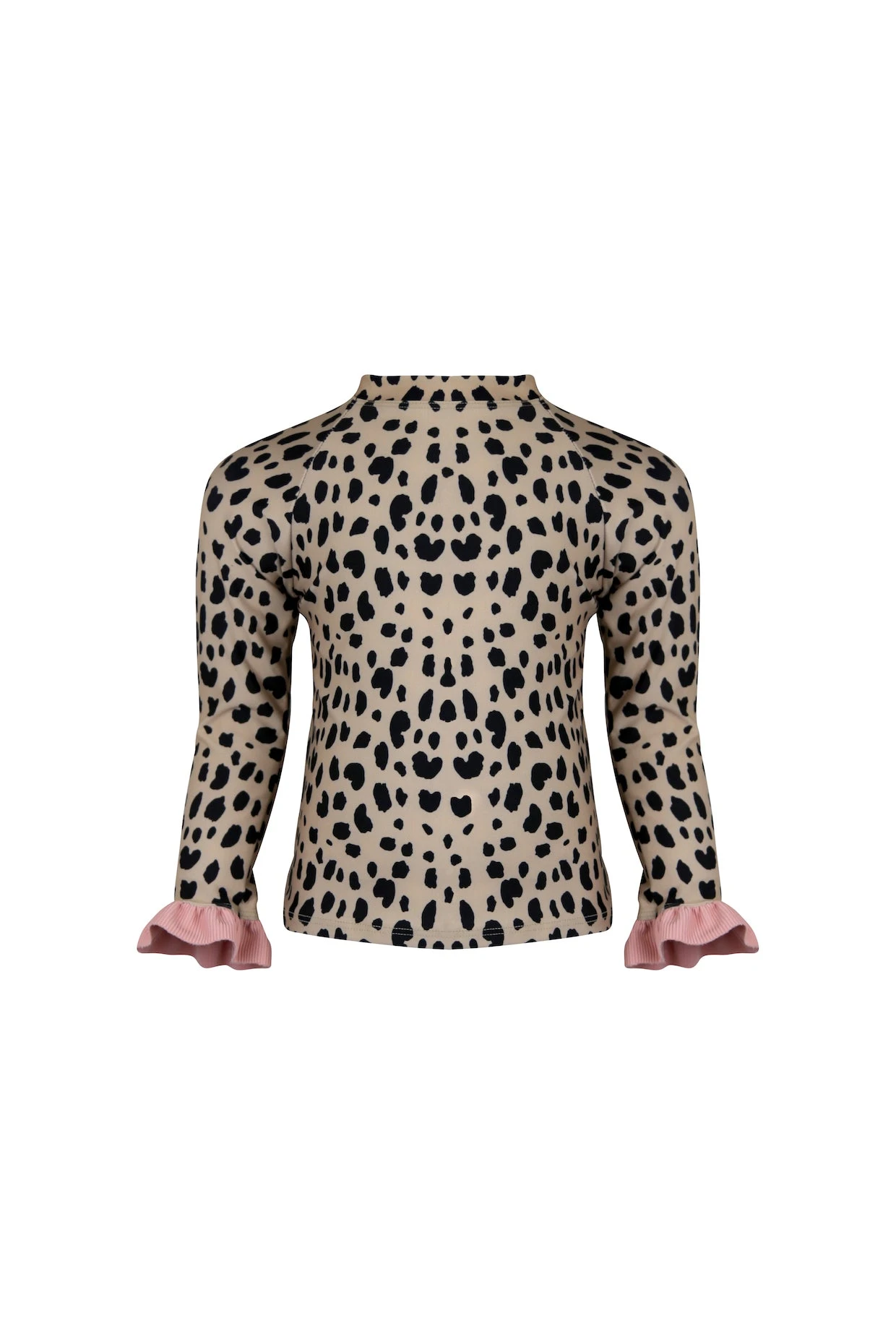 Ruffle Rashguard (leopard/ribbed Blush)(Ruffle Rashguard Leopard Ribbed Blush) 3 Ruffle Rashguard (leopard/ribbed Blush)(Ruffle Rashguard Leopard Ribbed Blush)