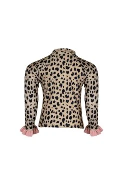 Ruffle Rashguard (leopard/ribbed Blush)(Ruffle Rashguard Leopard Ribbed Blush) 7 Ruffle Rashguard (leopard/ribbed Blush)(Ruffle Rashguard Leopard Ribbed Blush) -SAME FAHION STORE IMG 3548 back