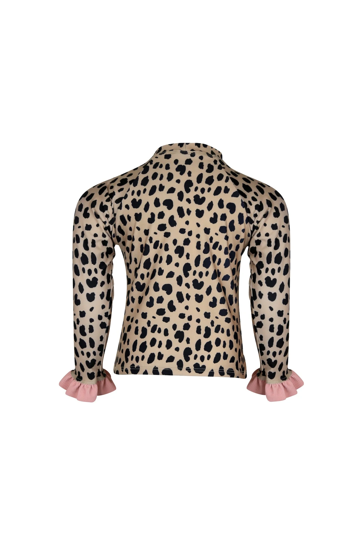 Ruffle Rashguard (leopard/ribbed Blush)(Ruffle Rashguard Leopard Ribbed Blush) 5 Ruffle Rashguard (leopard/ribbed Blush)(Ruffle Rashguard Leopard Ribbed Blush) - Image 3