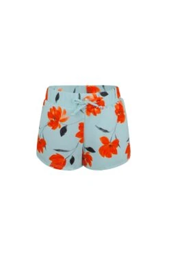 Shorties (blue Orange Floral)(Shorties Blue Orange Floral)