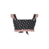 Ruffle Bandeau Top (black White Polka Dot/ribbed Blush)(Mini Me Top Black White Polka Dot Ribbed Blush) 1 Ruffle Bandeau Top (black White Polka Dot/ribbed Blush)(Mini Me Top Black White Polka Dot Ribbed Blush) -SAME FAHION STORE SU 6.2.1