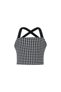 Teeny Tankini (black Gingham)(Teeny Tankini Black Gingham)