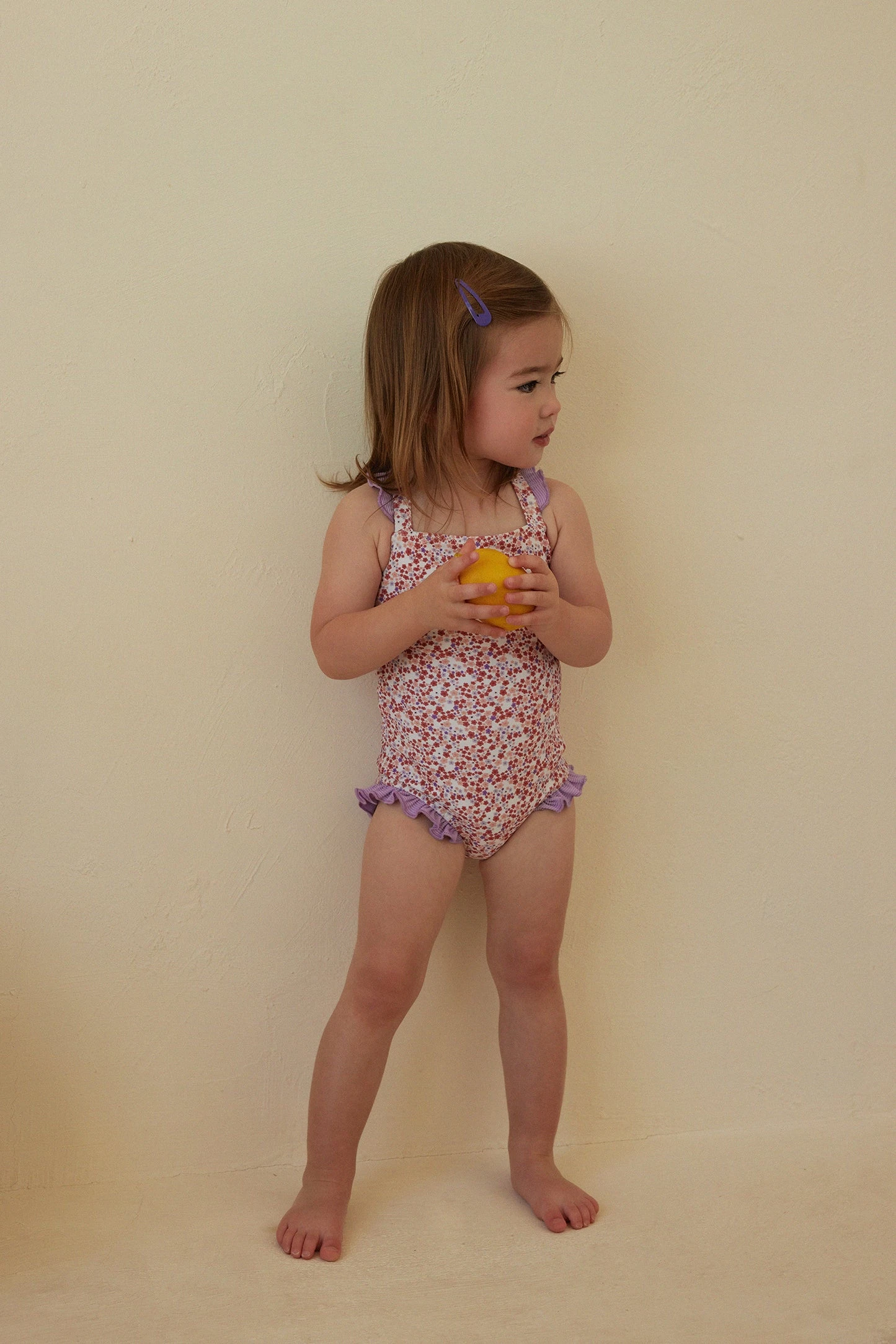 Ruffle One Piece (mini Floral/purple)(Ruffle One Piece Mini Floral Purple) 4 Ruffle One Piece (mini Floral/purple)(Ruffle One Piece Mini Floral Purple) - Image 2