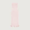 Ruffle Hem Strapless Dress (Pale Pink)(Ruffle Hem Strapless Dress Pale Pink) 1 Ruffle Hem Strapless Dress (Pale Pink)(Ruffle Hem Strapless Dress Pale Pink) -SAME FAHION STORE Strapless PalePink1