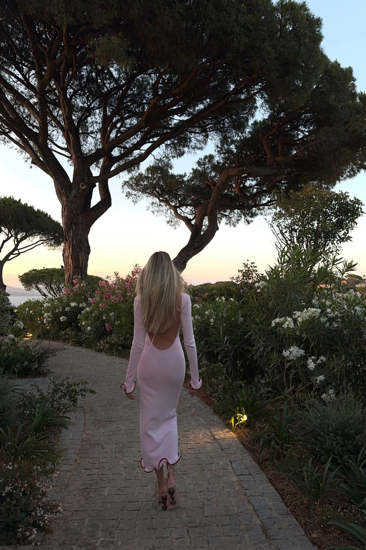 Ruffle Hem Midi Dress (Baby Pink)(Ruffle Hem Midi Dress Baby Pink) 5 Ruffle Hem Midi Dress (Baby Pink)(Ruffle Hem Midi Dress Baby Pink) - Image 3