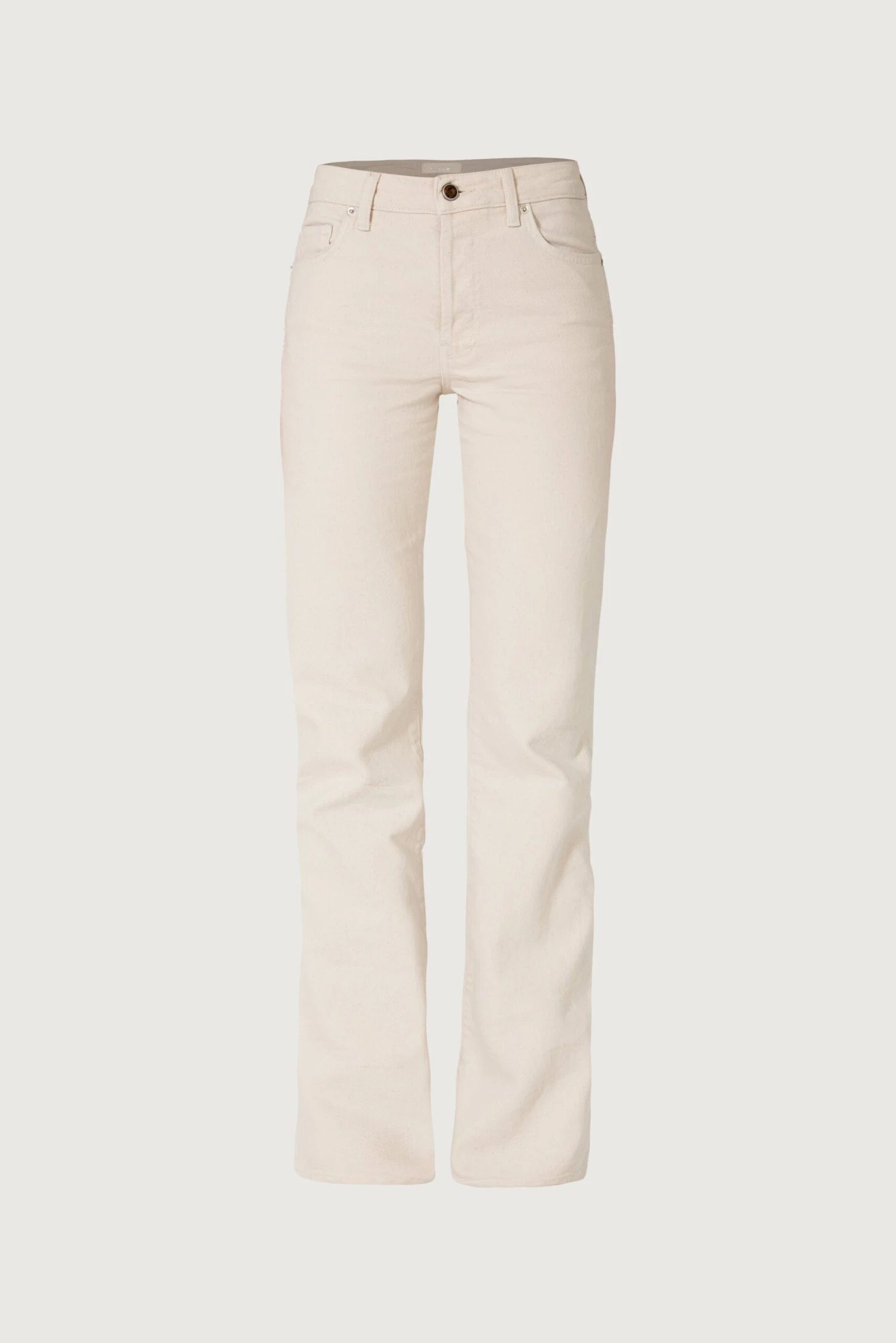 The High Rise Jean (Off White)(The Perfect Jean Off White)