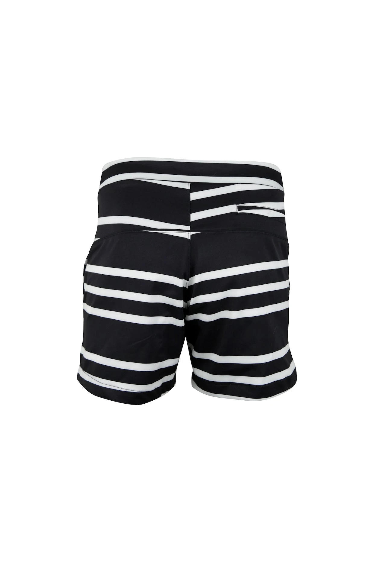 5" Swim Trunks (Black Cream Stripe)(5 Swim Trunks Black Cream Stripe) 4 5" Swim Trunks (Black Cream Stripe)(5 Swim Trunks Black Cream Stripe) - Image 2